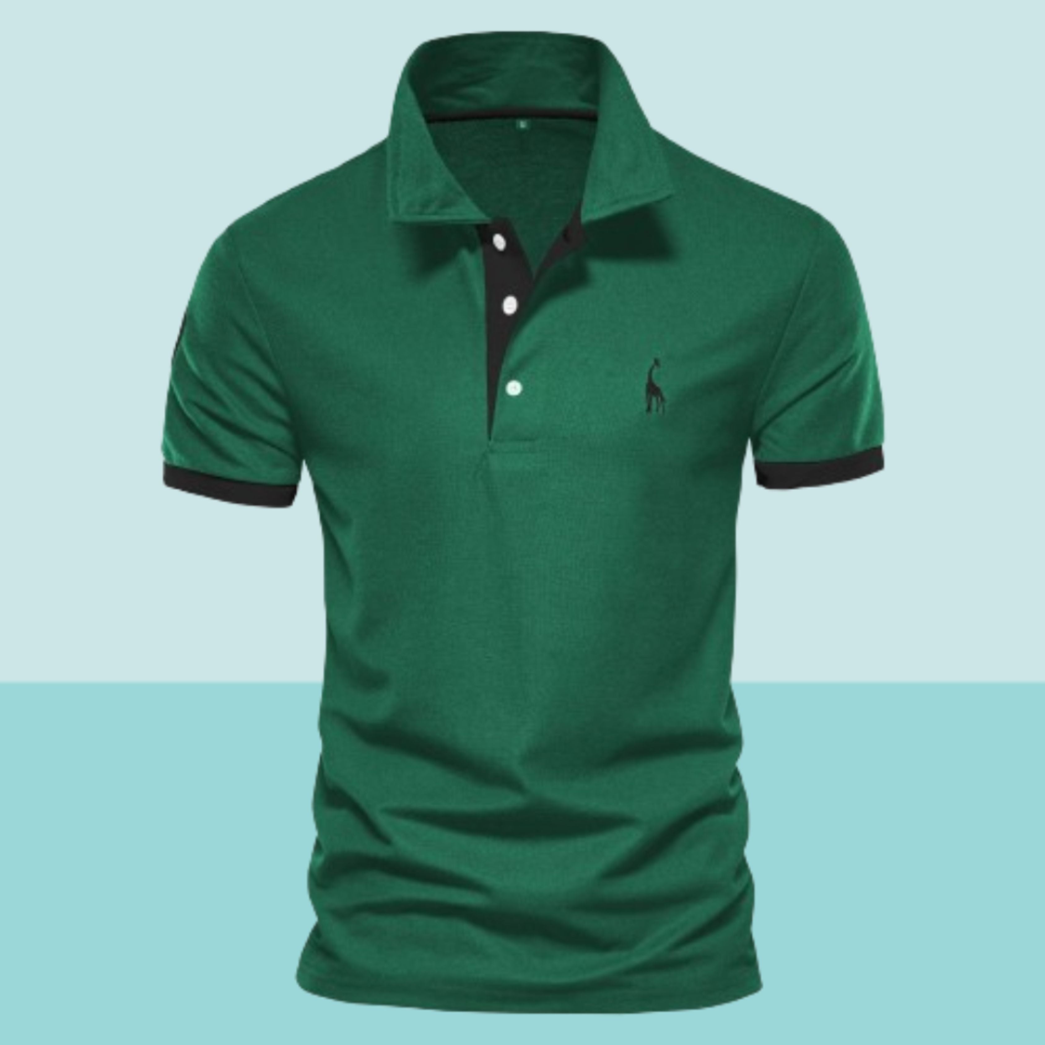 Polo T-Shirt - Breathable - Button Neck - Collared T-Shirt - Men's Polo Shirts