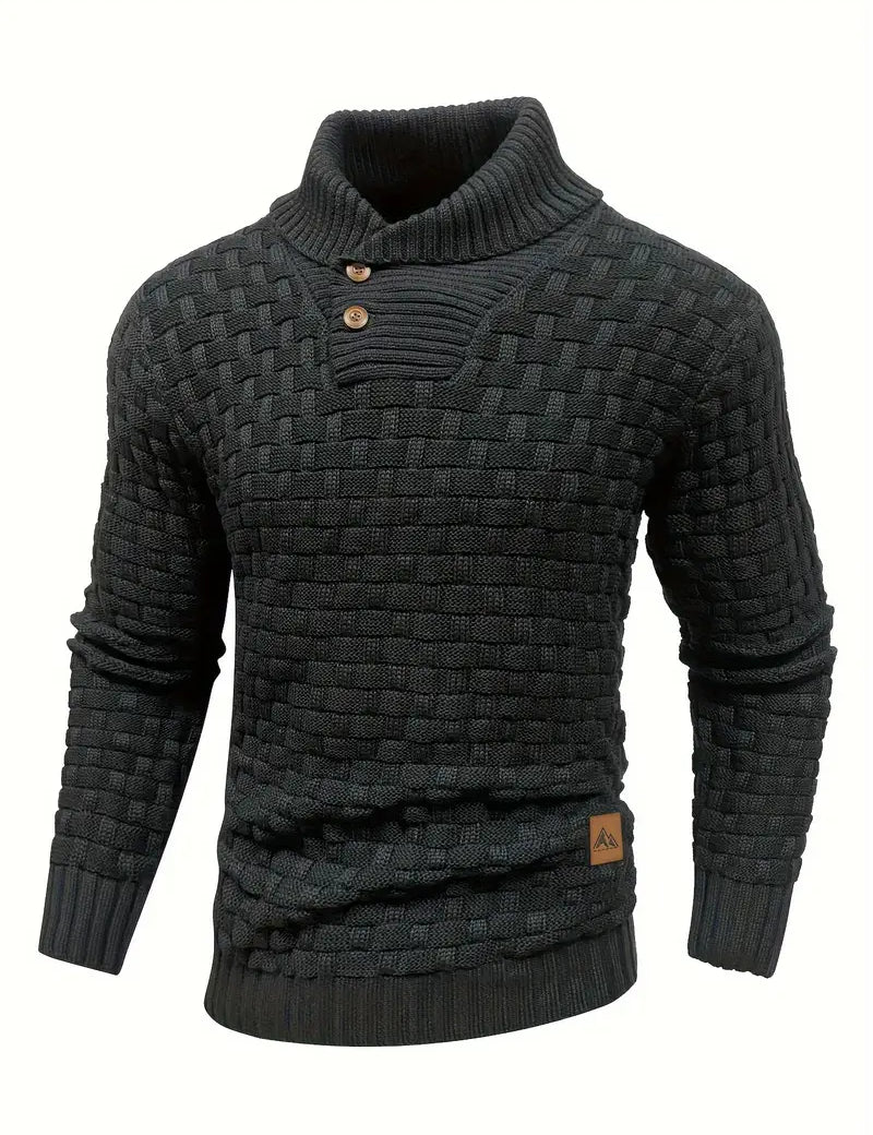 Knitted Sweater | Roll Neck | Chunky | Knitted Jumper | Men's Clothing