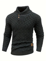 Knitted Sweater | Roll Neck | Chunky | Knitted Jumper | Men's Clothing