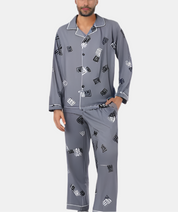 Men's Pyjama | Long Sleeve | Long Pants | Pajama Set | Men's PJS
