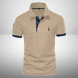 Polo T-Shirt - Breathable - Button Neck - Collared T-Shirt - Men's Polo Shirts