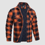Plaid Jacket | Buttoned Up | Shirt Jacket | Quilted Jacket | Men's Flannel Jacket 