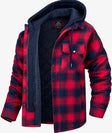 Hooded Jacket | Quilted Liner | Plaid | Autumn Jacket | Men's Jackets