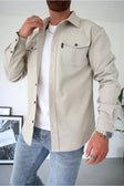 Overshirt - Button-Up - Long Sleeve - Shirt Jacket - Men's Jacket