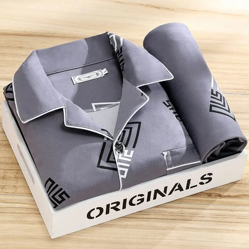 Men's Pyjama | Long Sleeve | Long Pants | Pajama Set | Men's PJS