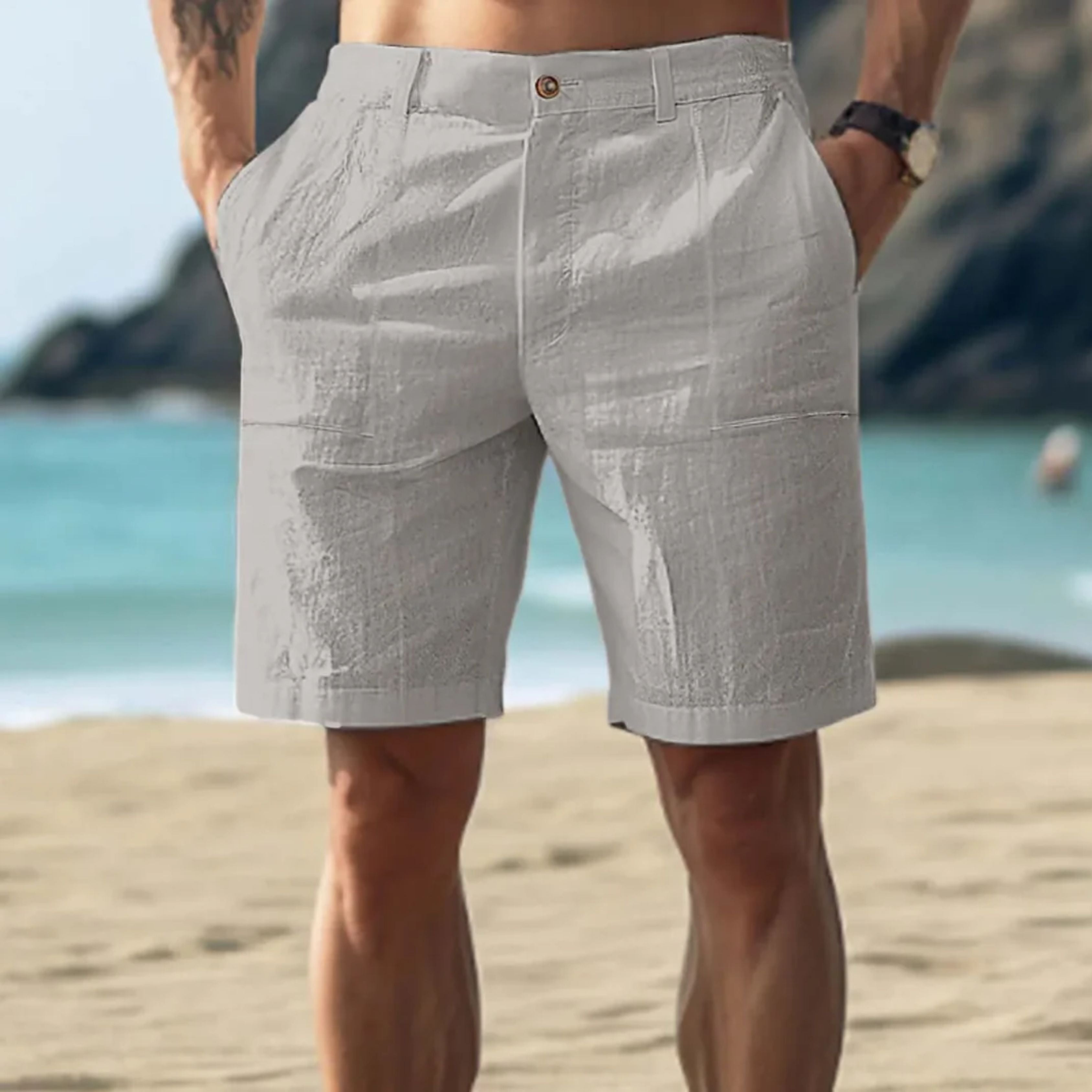 Linen Shorts | Lightweight | Relaxed Fit | Shorts for Summer | Men's Shorts