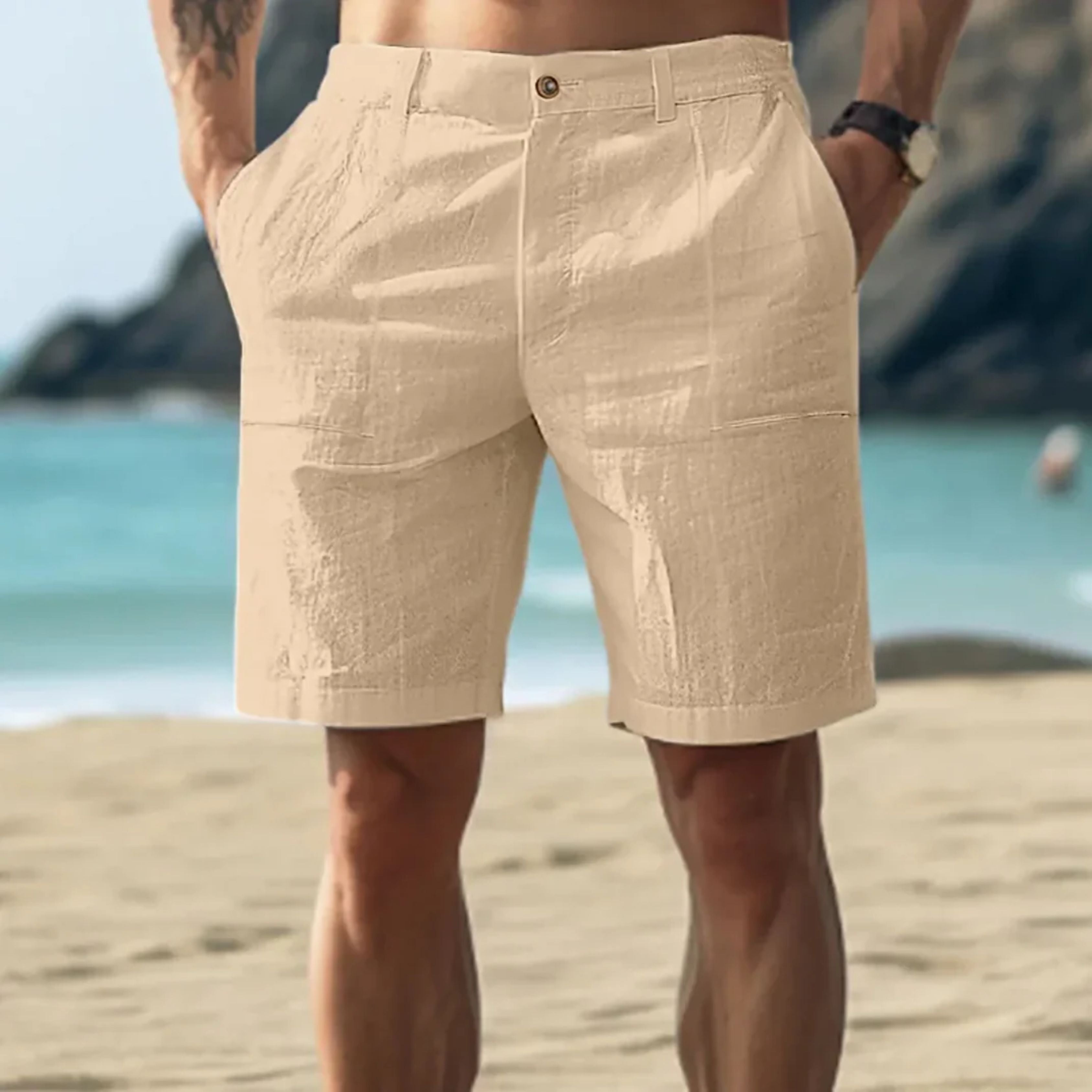 Linen Shorts | Lightweight | Relaxed Fit | Shorts for Summer | Men's Shorts