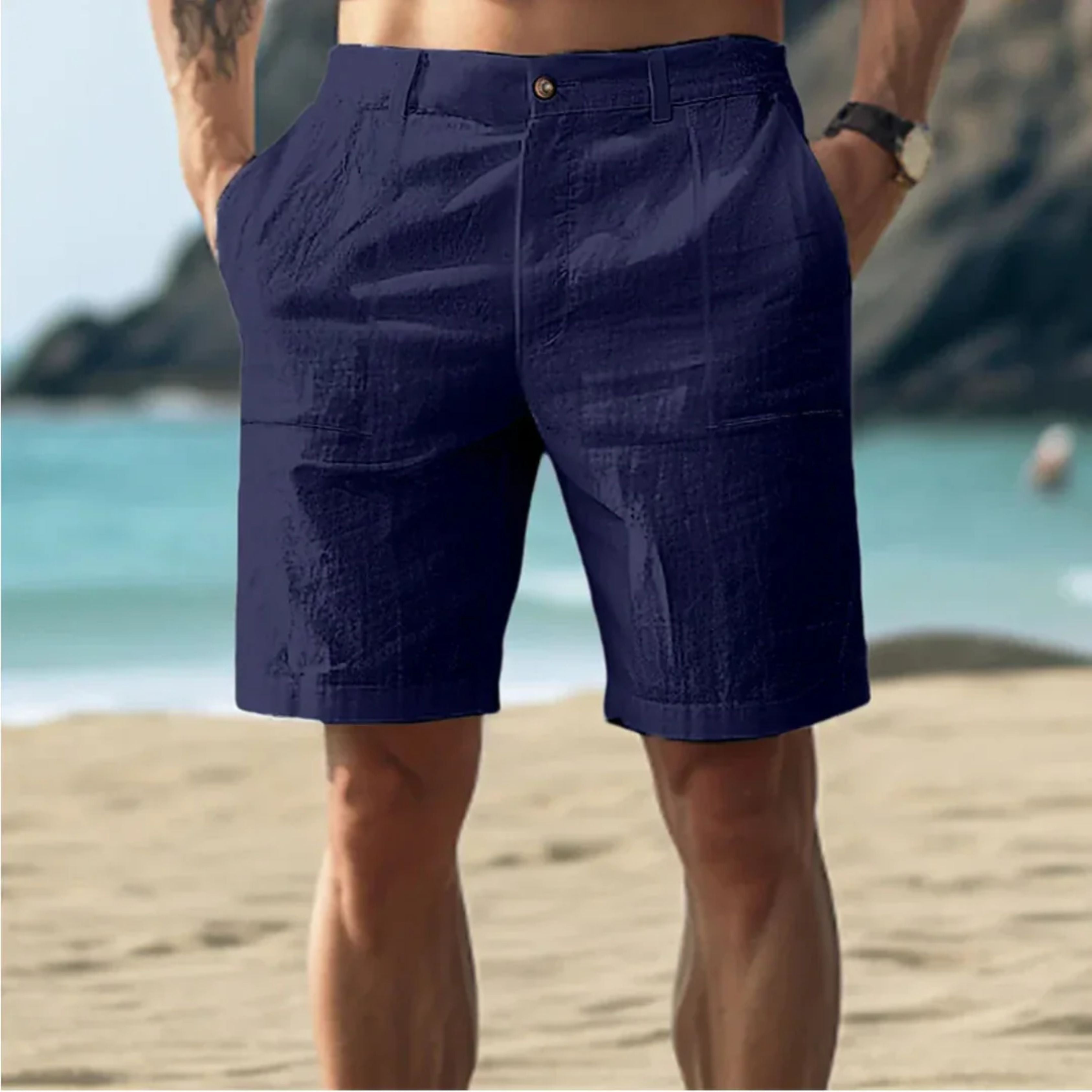 Linen Shorts | Lightweight | Relaxed Fit | Shorts for Summer | Men's Shorts