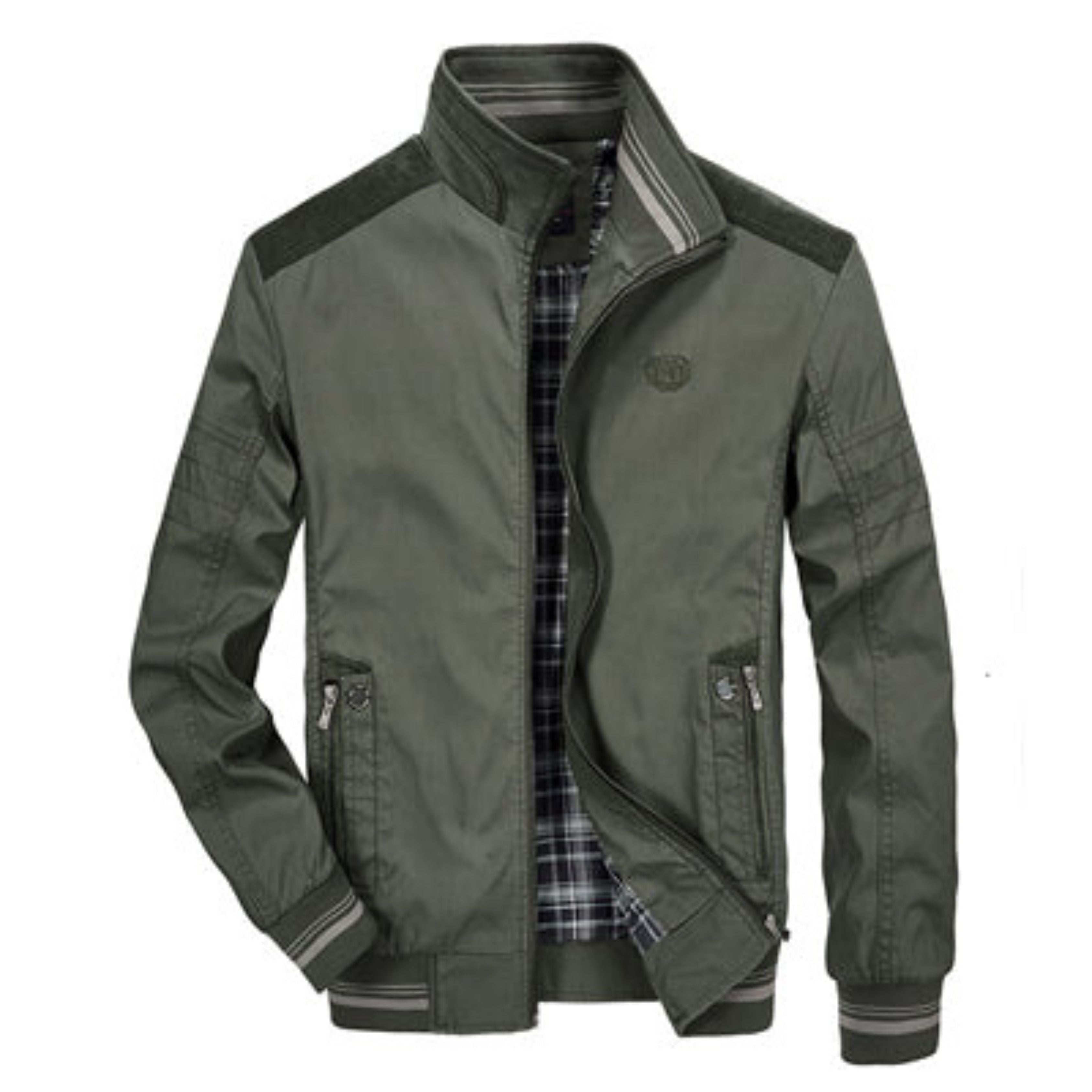 Harrington Jacket | Zip-Up | Windproof | Bomber Jacket | Men's Casual Jackets