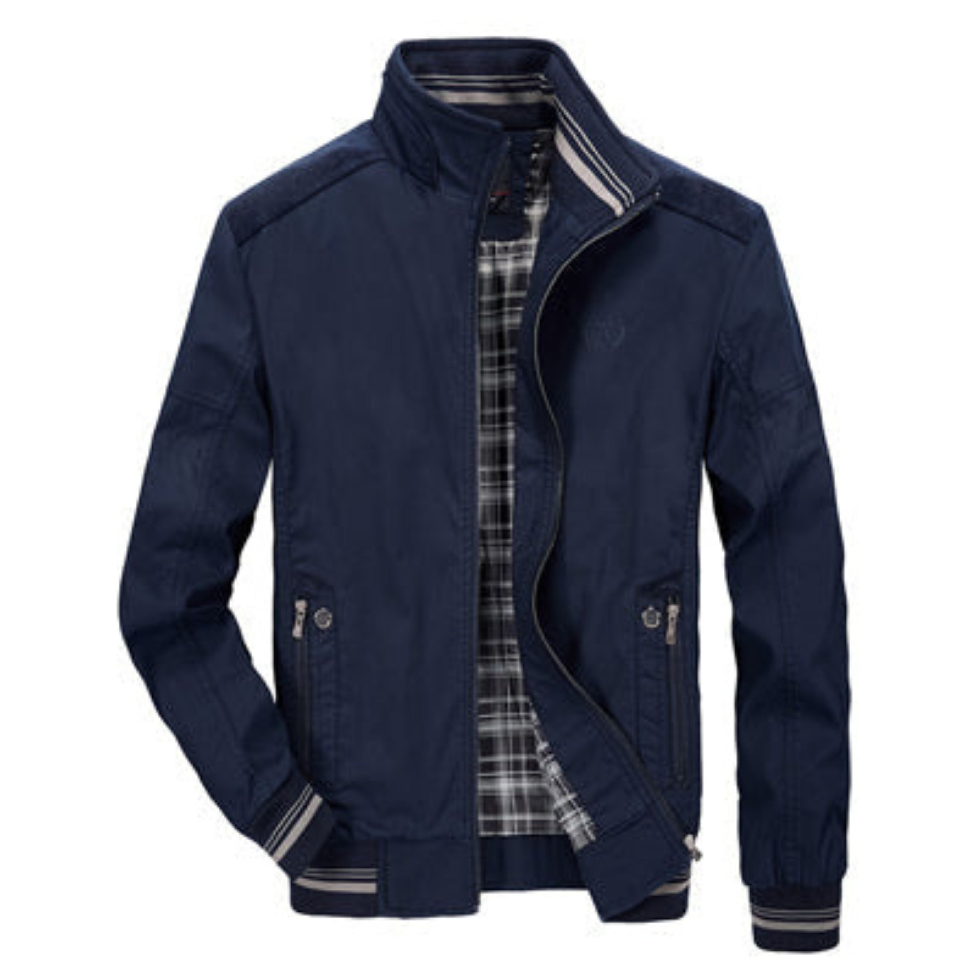 Harrington Jacket | Zip-Up | Windproof | Bomber Jacket | Men's Casual Jackets