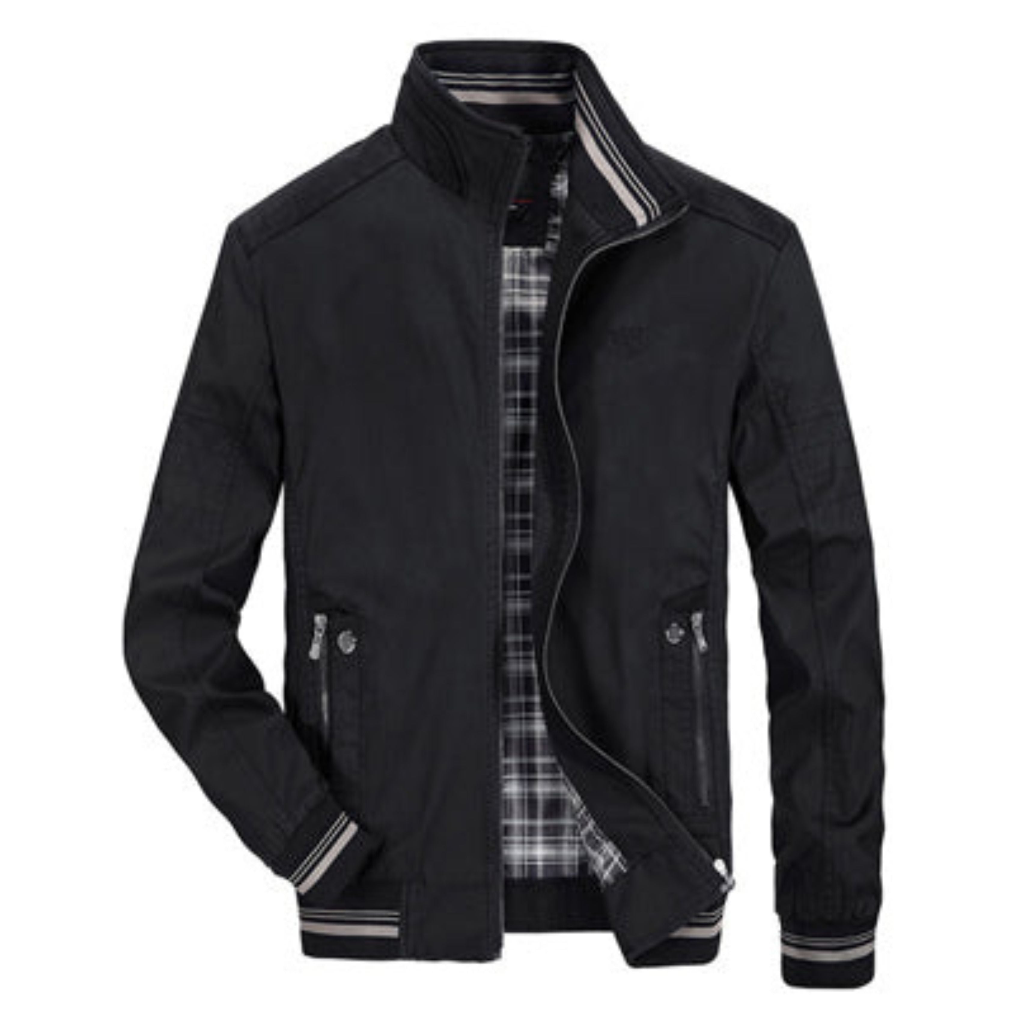 Harrington Jacket | Zip-Up | Windproof | Bomber Jacket | Men's Casual Jackets