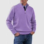 Quarter Zip Jumper | Knitted | Long Sleeve | Half Zip Jumper | Men's Quarter Zip Sweaters
