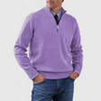 Men's Half Zip Pullover | Knitted | Long Sleeve | Quarter Zip Jumper | Men's Quarter Zip Sweaters