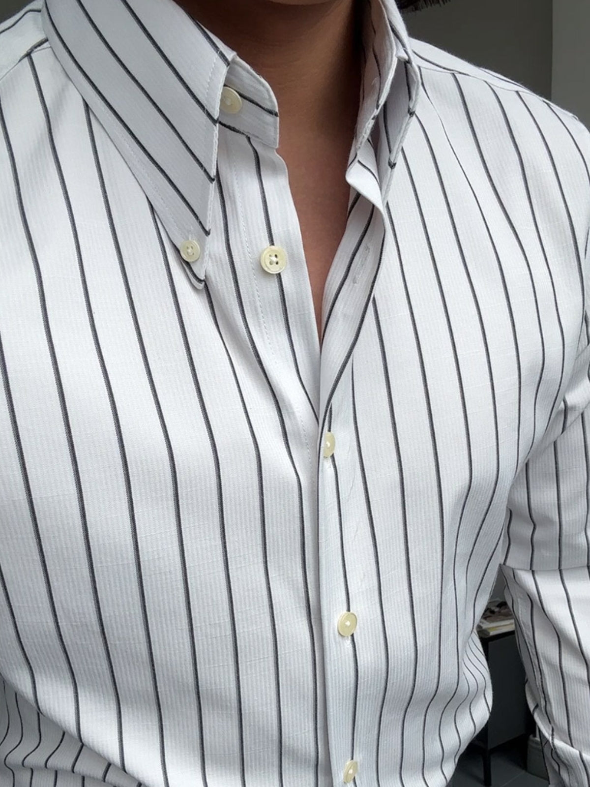 Oxford Shirt | Striped | Slim Fit | Button-Up Shirt | Dress Shirt 