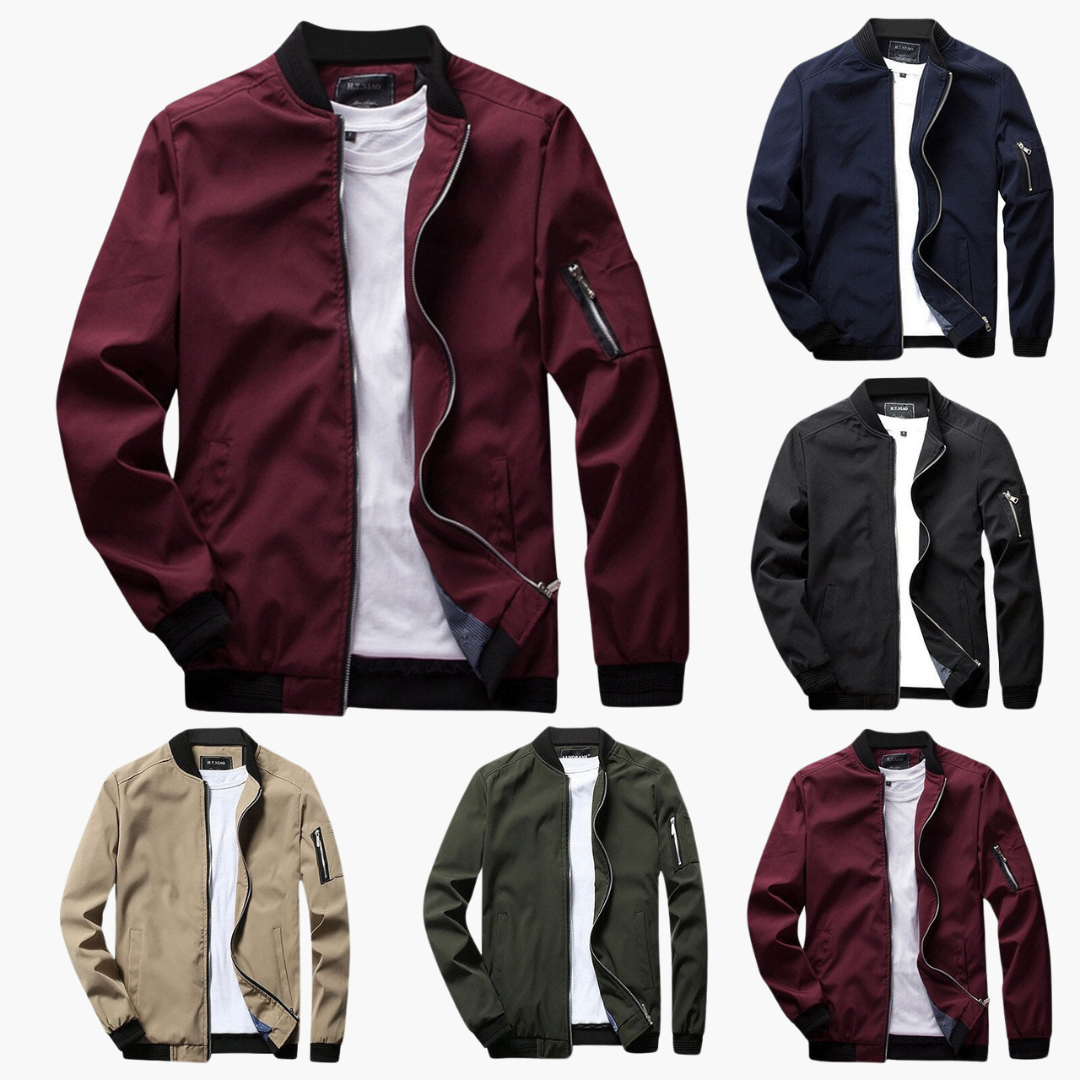 Bomber Jacket | Zip-Up | Windproof | Autumn Jacket | Men's Jacket