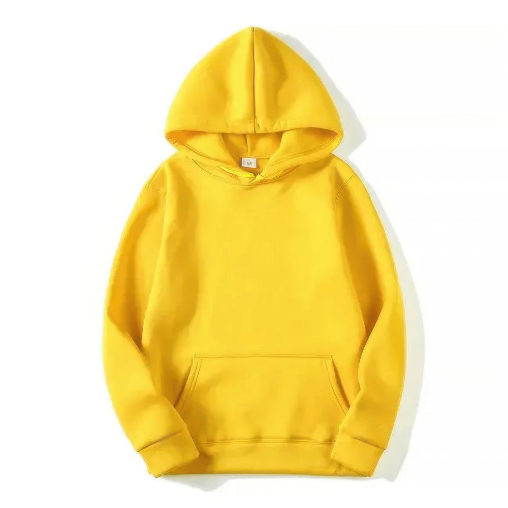 Hoodie - Warm Kangaroo Pocket Pullover Hoodie for Men and Women