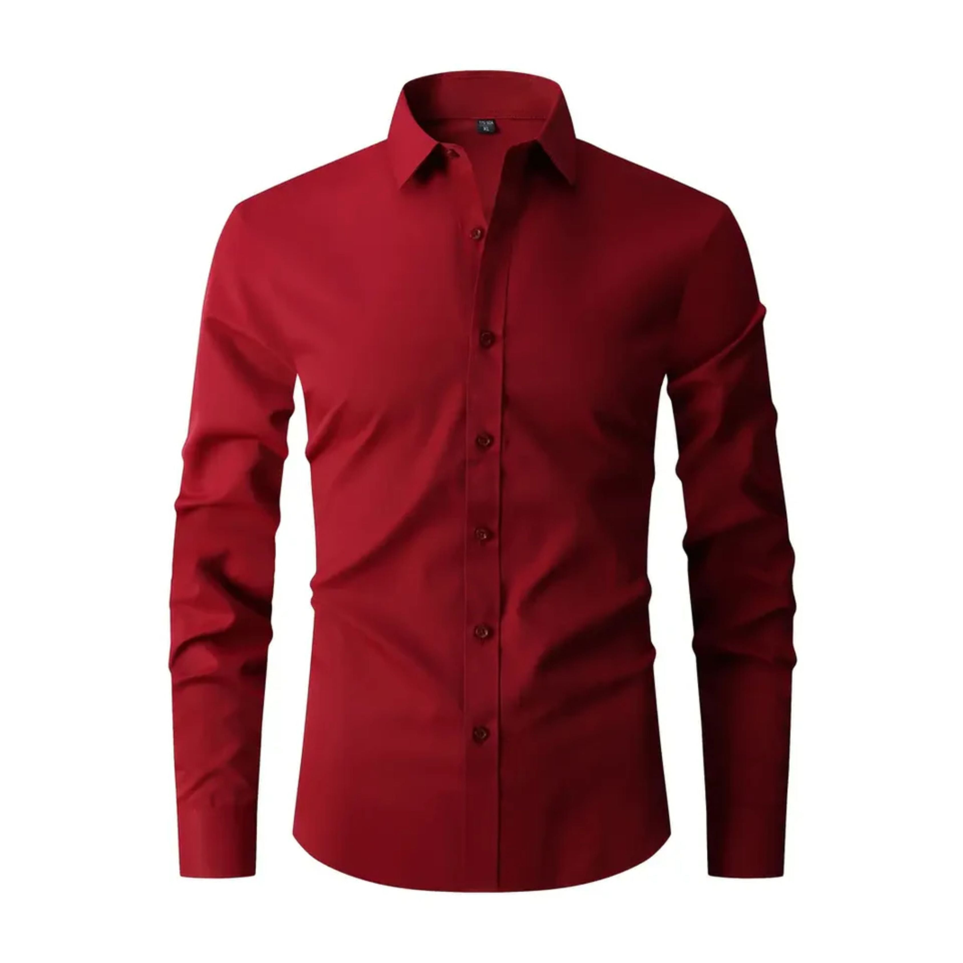 Men's Non Iron Shirt - Wrinkle Free - Slim Fit - Dress Shirt - Button-Up Shirt