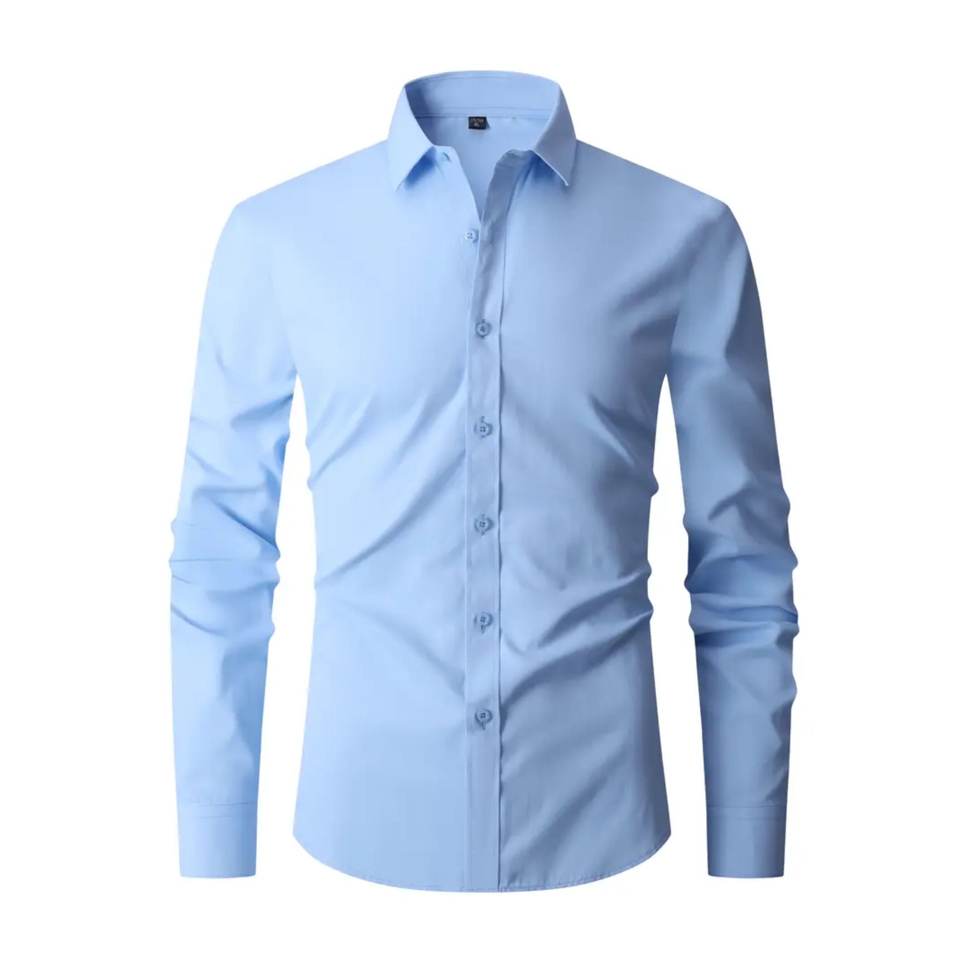 Men's Non Iron Shirt - Wrinkle Free - Slim Fit - Dress Shirt - Button-Up Shirt