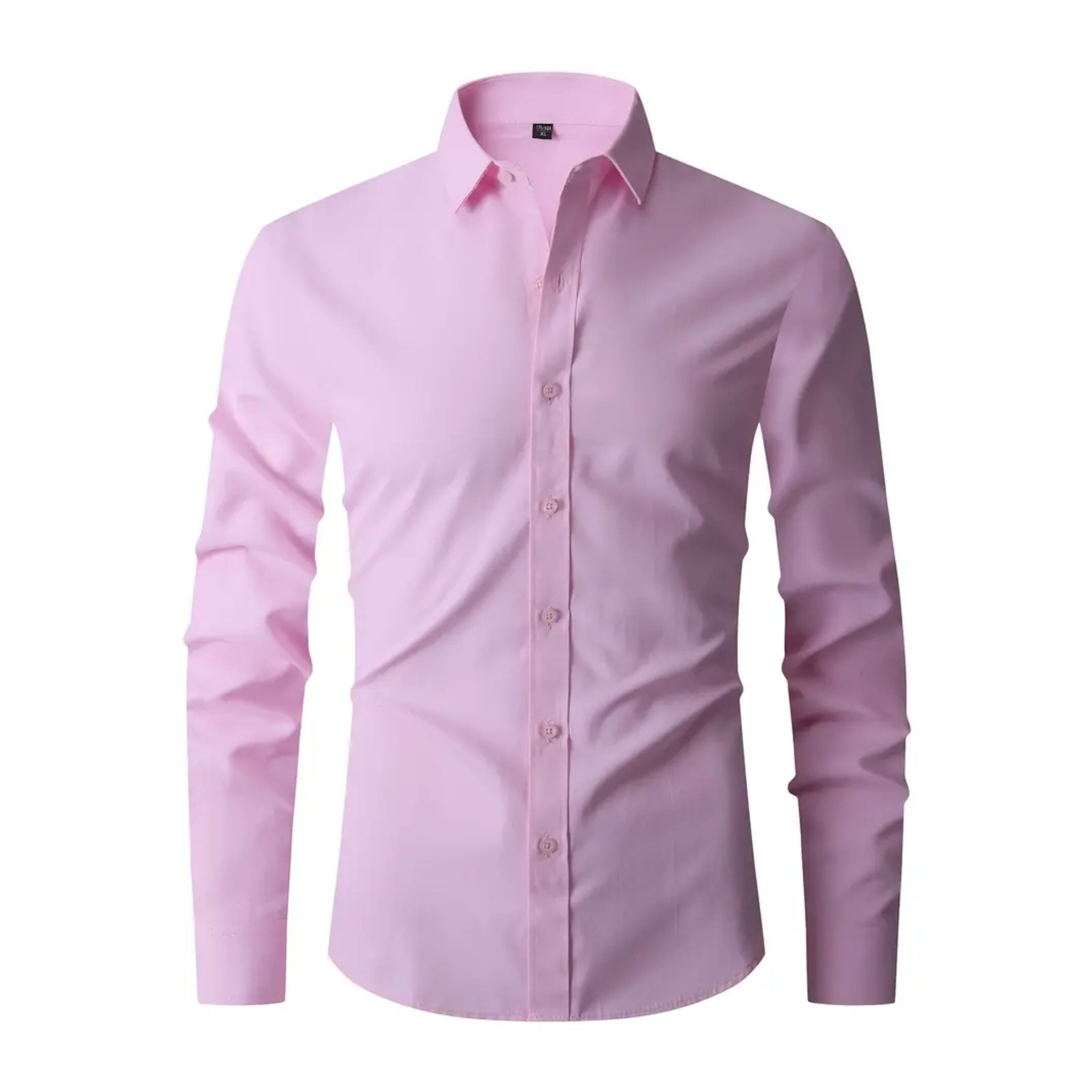 Men's Non Iron Shirt - Wrinkle Free - Slim Fit - Dress Shirt - Button-Up Shirt