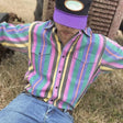 Striped Shirt | Long Sleeve | Vintage | Button-Up Shirt | Men's Shirts