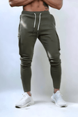 Cargo Joggers - Drawstring - Sweatpants - Cargo Pants - Men's Track Pants