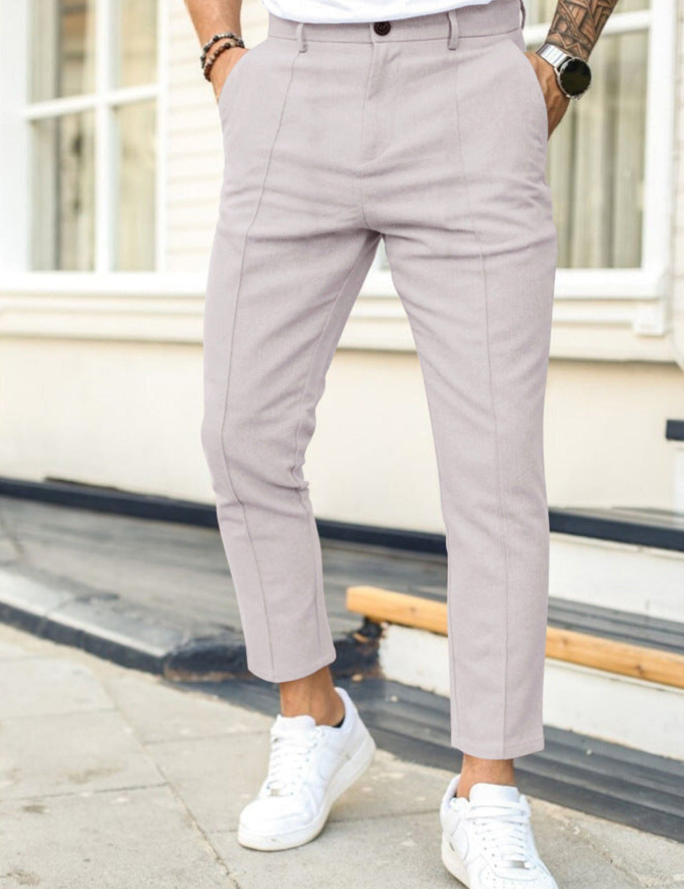 Chino Pants | Stretch | Slim Fit | Skinny Chinos | Men's Trousers