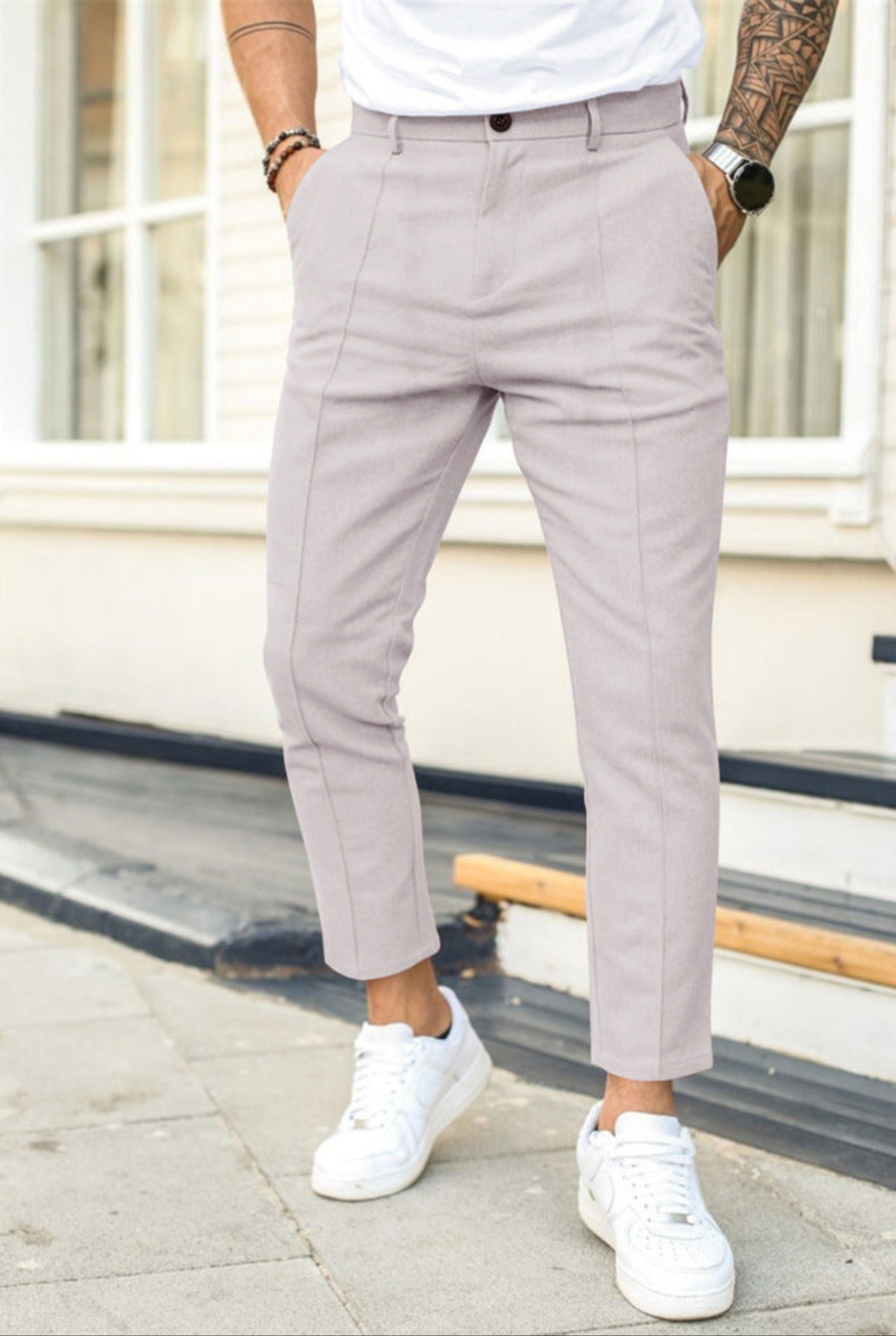Chino Pants | Stretch | Slim Fit | Skinny Chinos | Men's Trousers