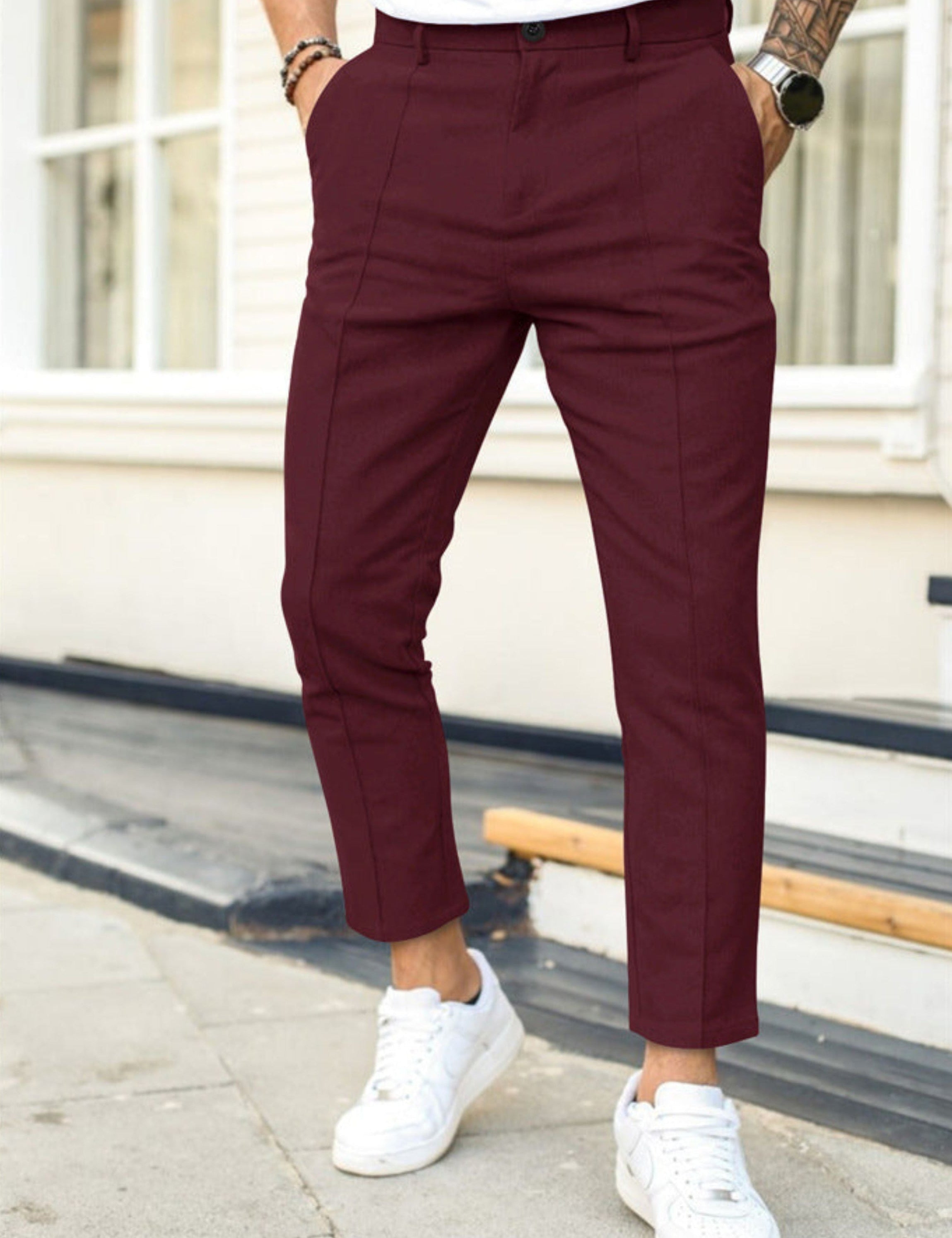 Chino Pants | Stretch | Slim Fit | Skinny Chinos | Men's Trousers