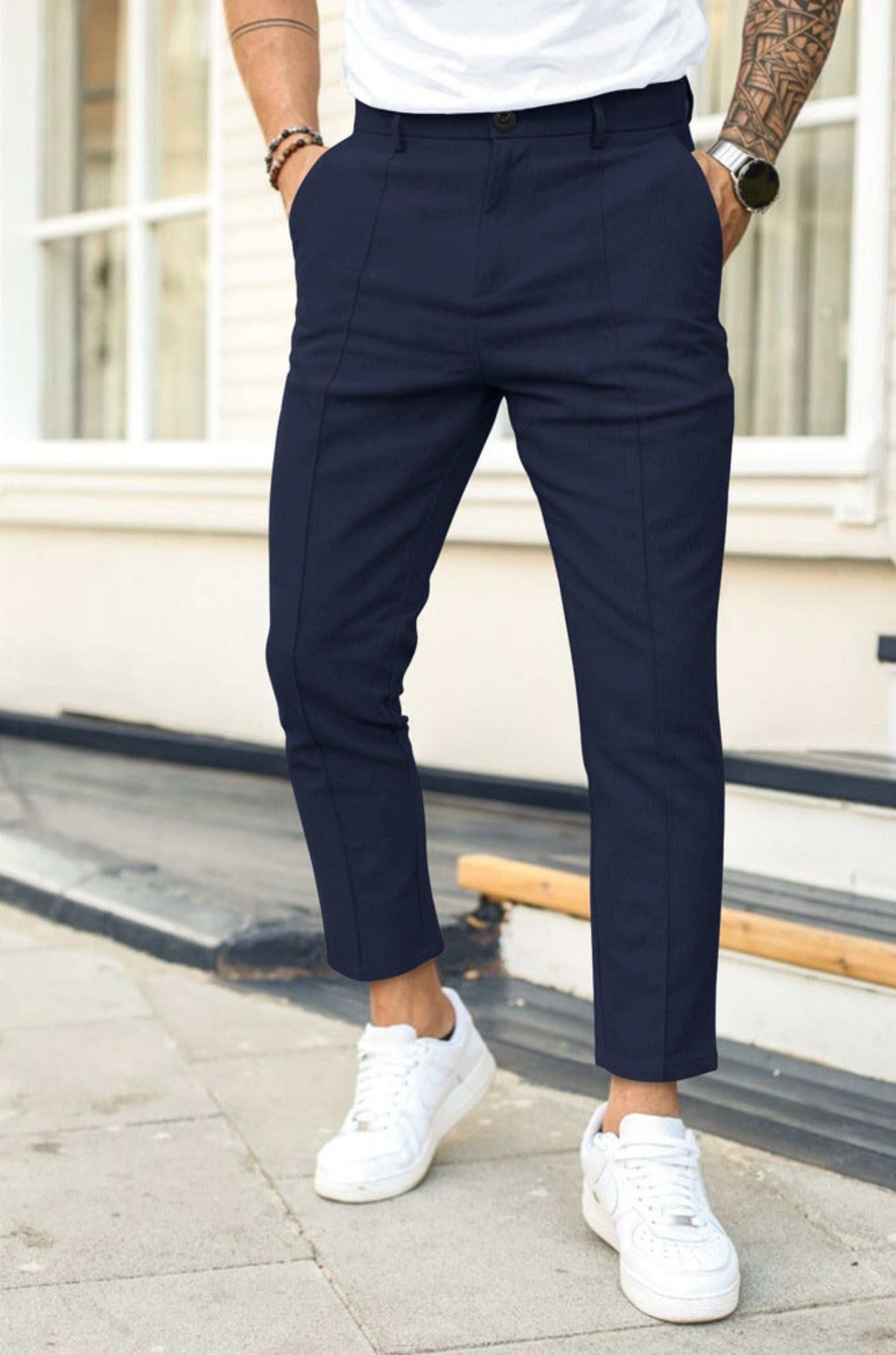 Chino Pants | Stretch | Slim Fit | Skinny Chinos | Men's Trousers