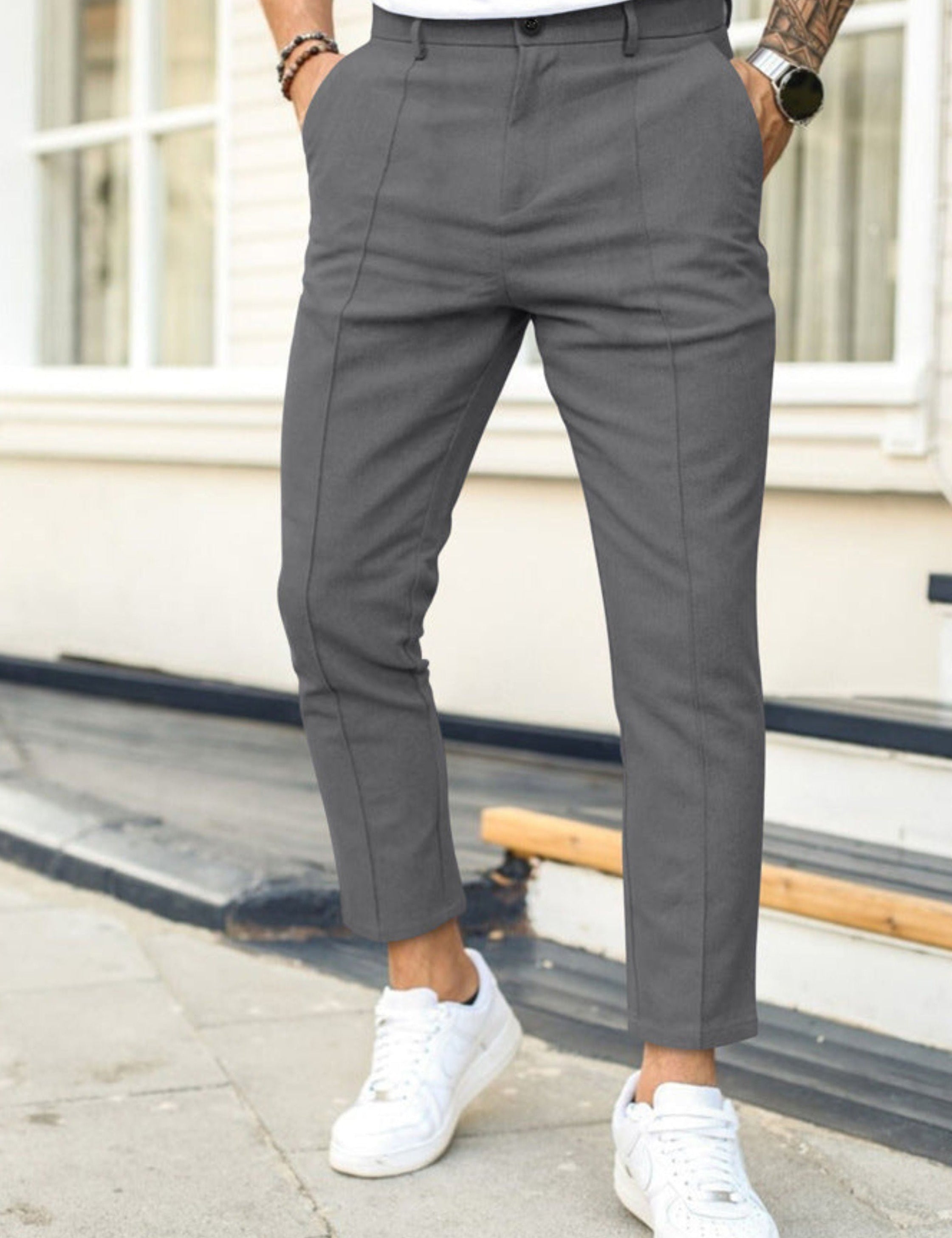 Chino Pants | Stretch | Slim Fit | Skinny Chinos | Men's Trousers