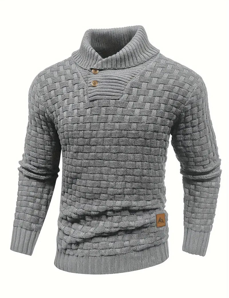 Knitted Sweater | Roll Neck | Chunky | Knitted Jumper | Men's Clothing