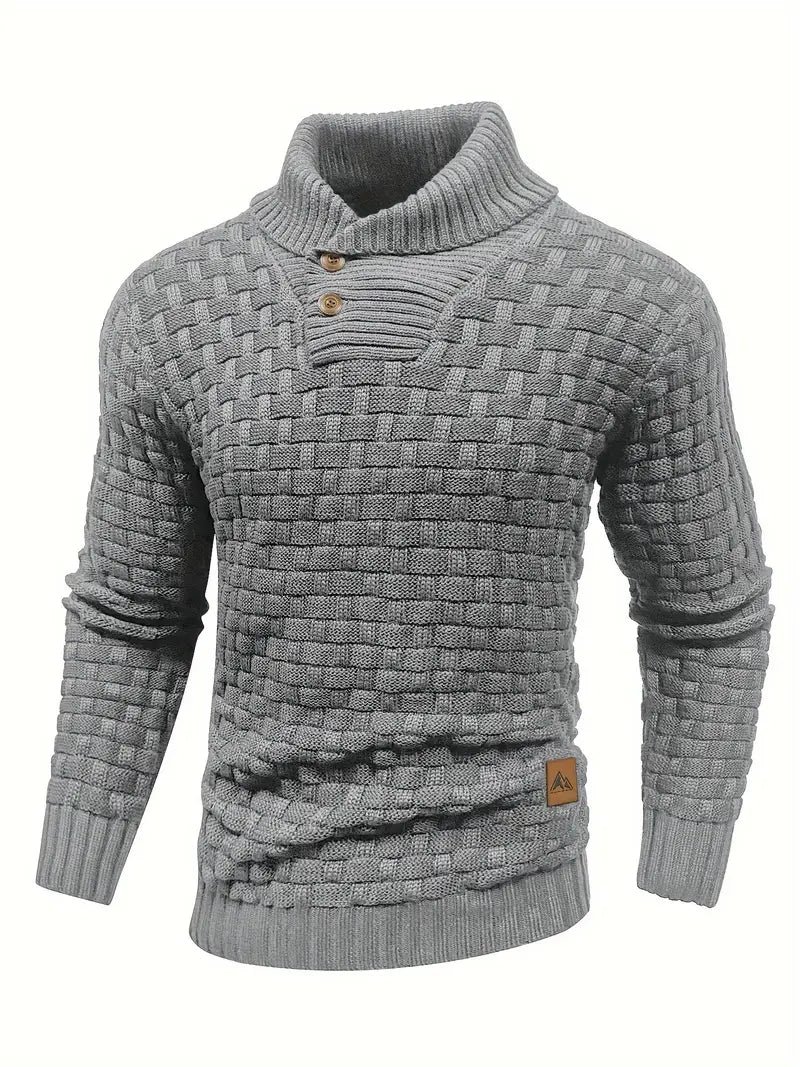 Knitted Sweater | Roll Neck | Chunky | Knitted Jumper | Men's Clothing