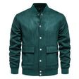 Suede Jacket - Button-Up - Thin - Casual Jacket - Men's Jacket