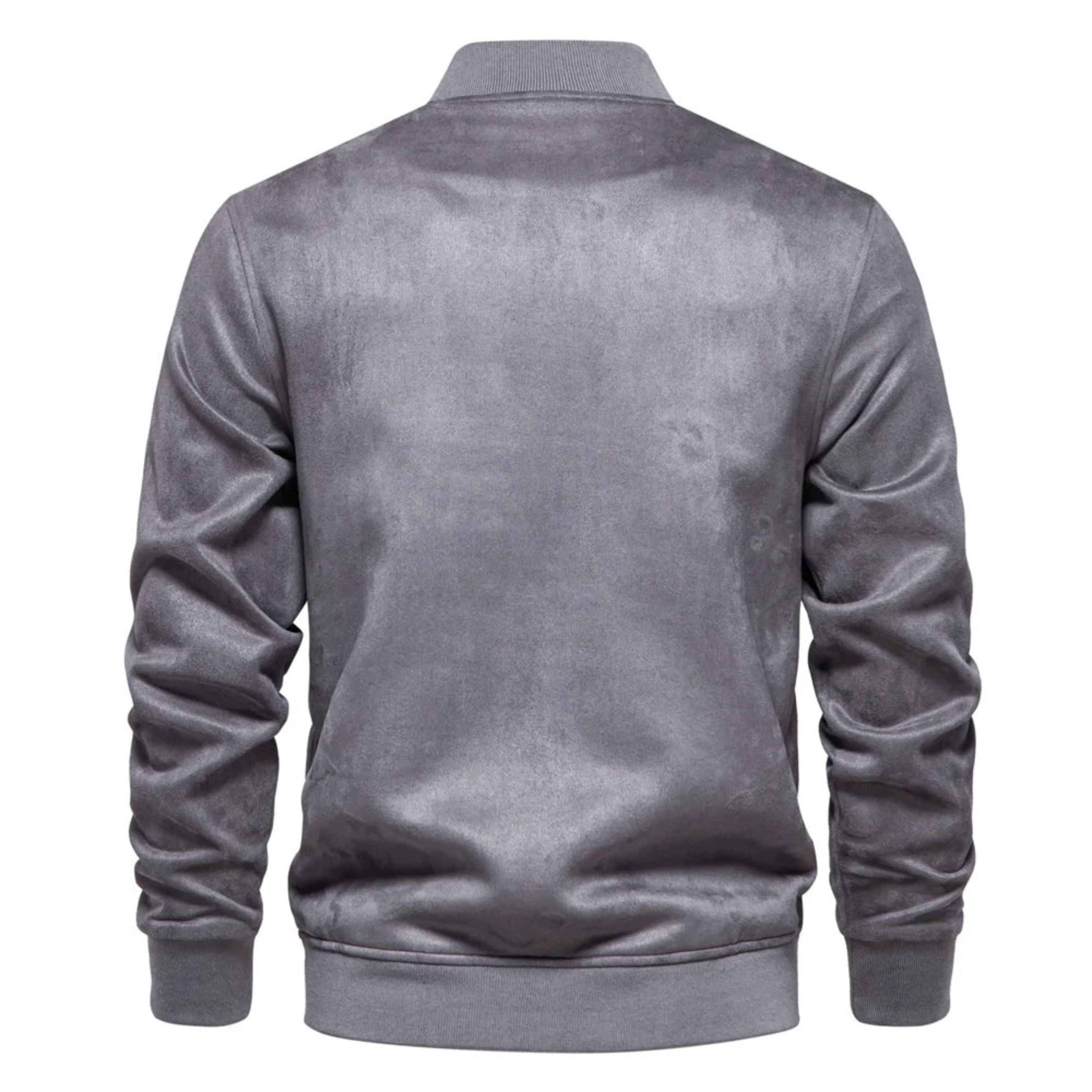 Suede Jacket - Button-Up - Thin - Casual Jacket - Men's Jacket