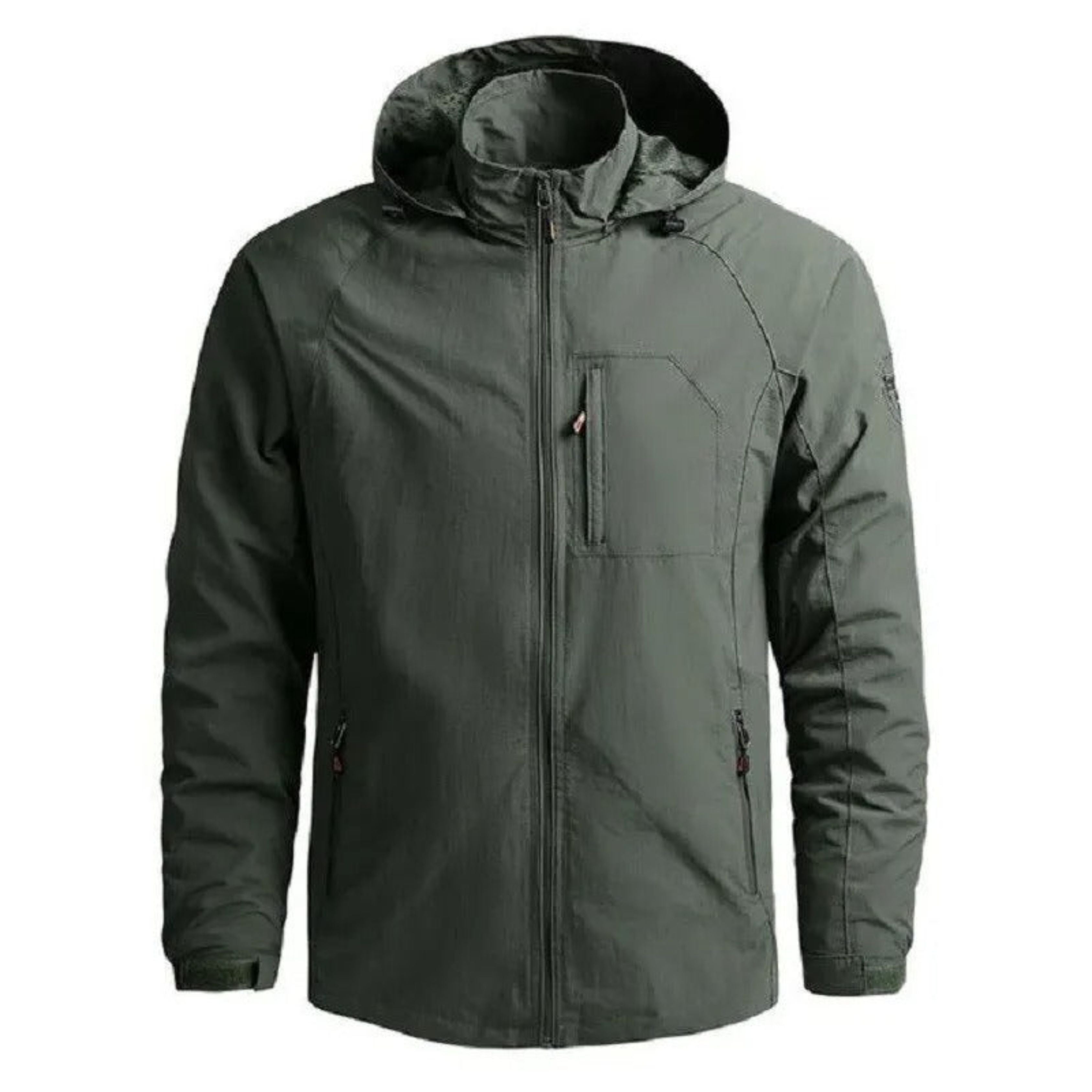 Windproof Jacket - Hooded - Zip-Up - Lightweight Jacket - Men's Casual Jackets