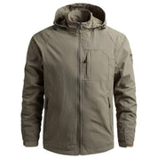 Windproof Jacket - Hooded - Zip-Up - Lightweight Jacket - Men's Casual Jackets