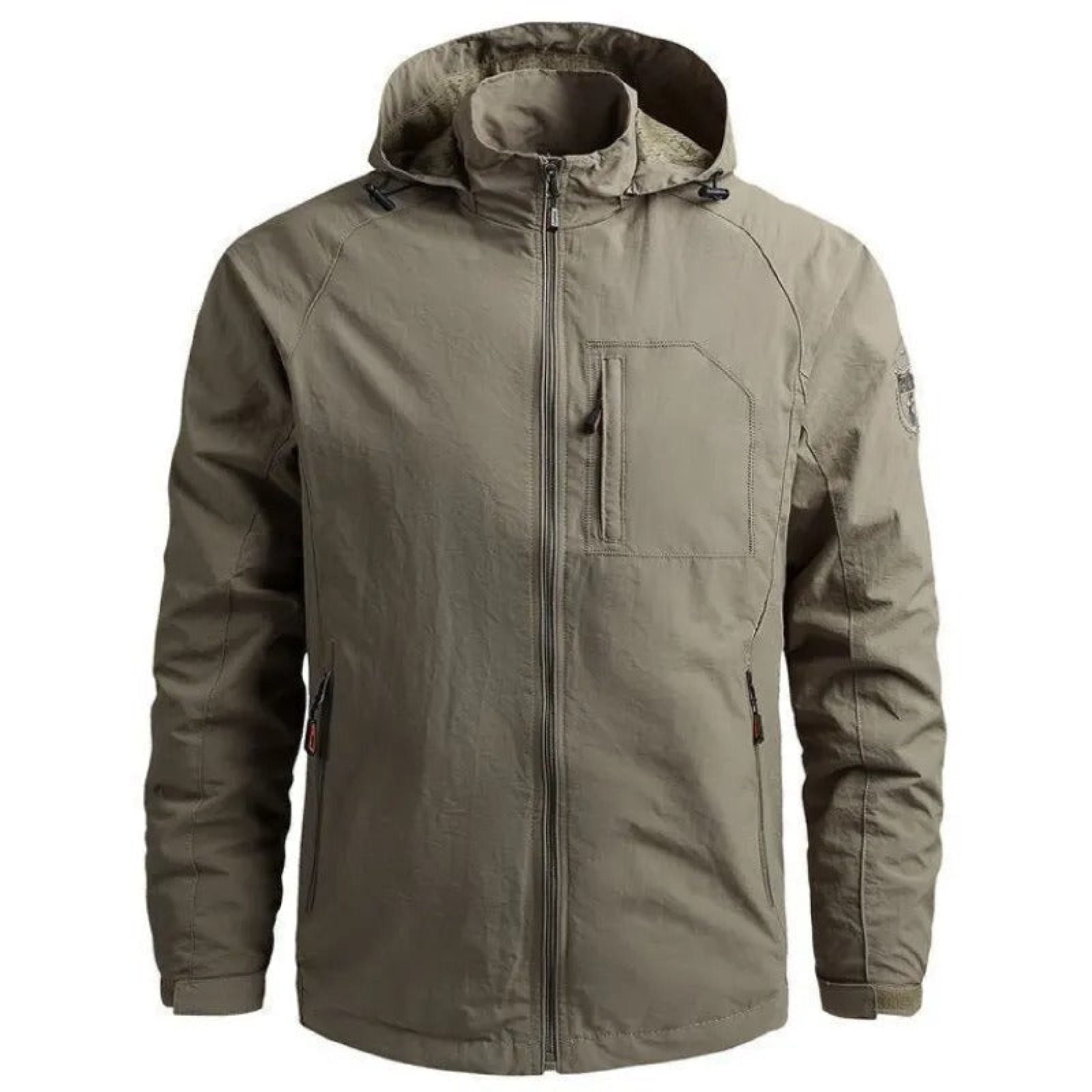 Windproof Jacket - Hooded - Zip-Up - Lightweight Jacket - Men's Casual Jackets