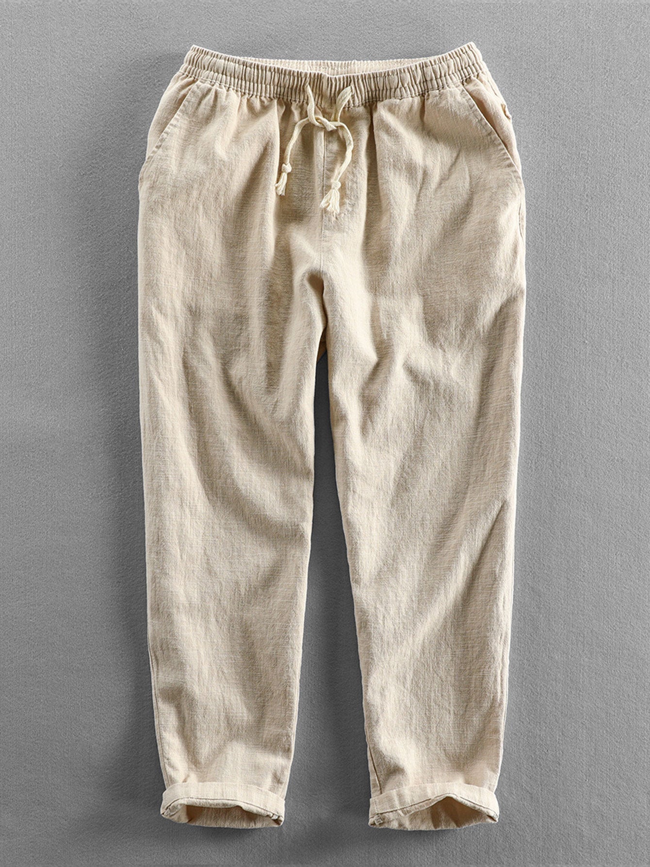 Shirt and Pants Set | Button-Up | Long Sleeve | Linen Two-Piece Set | Men's Co-Ord