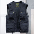 Cargo Vest - Tactical - Zip-Up - Work Vest - Mens Gilet