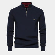 Half Zip Sweater | Knitted | Zip Neck | Polo Jumper | Men's Quarter Zip Jumper