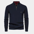 Half Zip Sweater | Knitted | Zip Neck | Polo Jumper | Men's Quarter Zip Jumper