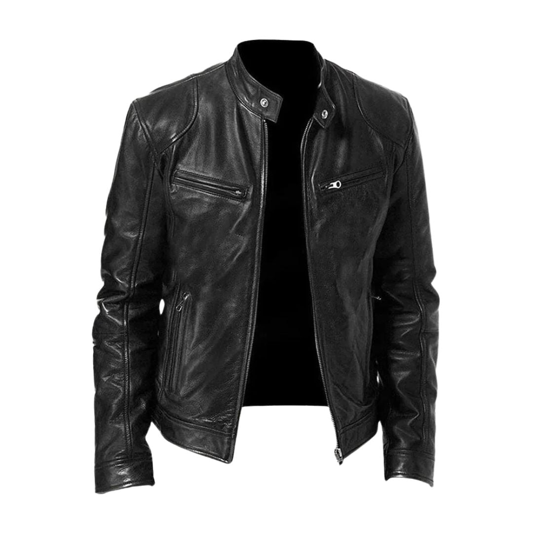 Leather Jacket | Faux Leather | Leatherette | Biker Jacket | Men's Leather Jacket