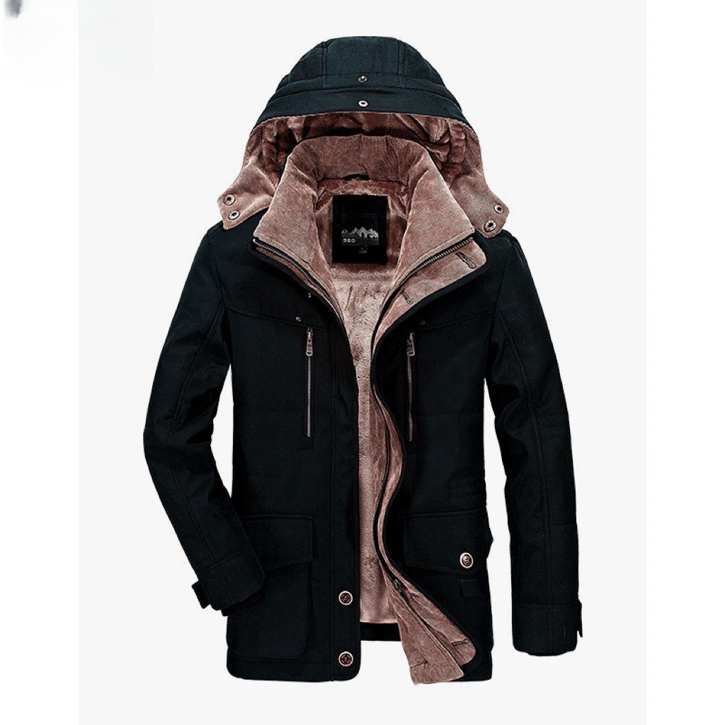 Winter Parka | Hooded | Fleece Lined | Snow Jacket | Male Winter Jackets