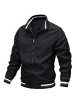 Bomber Jacket - Men's Windproof Lightweight Zip-Up Jacket