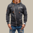 Zipper Hoodie - Warm - Drawstring - Hoodie Jacket - Mens Zip-Up Hoodies