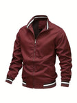 Bomber Jacket - Men's Windproof Lightweight Zip-Up Jacket
