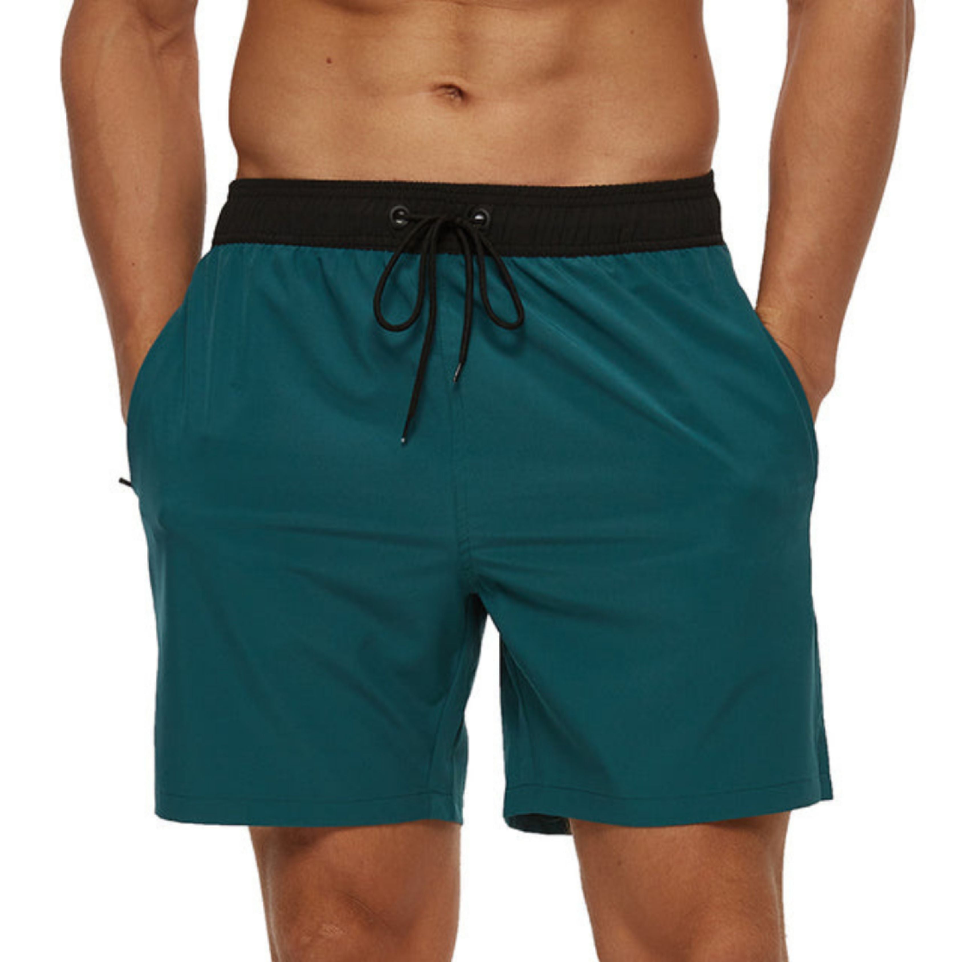 Gym Shorts - Elastic Waist - Drawstring - Sports Shorts - Men's Shorts
