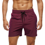 Gym Shorts - Elastic Waist - Drawstring - Sports Shorts - Men's Shorts