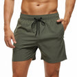 Gym Shorts - Elastic Waist - Drawstring - Sports Shorts - Men's Shorts