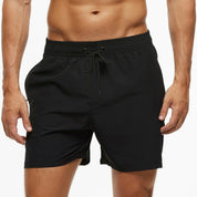 Gym Shorts - Elastic Waist - Drawstring - Sports Shorts - Men's Shorts